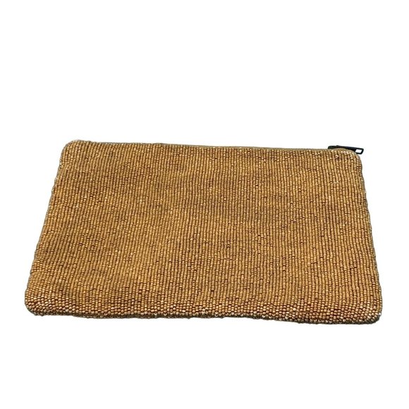 Anthropologie Jasper & Jeera Hand Beaded Colorblock Clutch - Picture 2 of 6